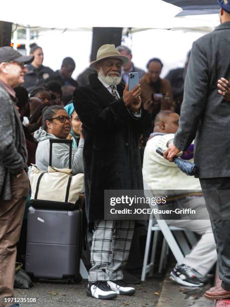 Michael Colyar is seen attending the Hollywood Walk of Fame Star Ceremony honoring actor Garrett Morris on February 01, 2024 in Los Angeles,...