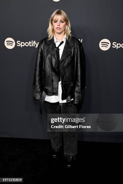 Renee Rapp at the Spotify Best New Artist Party held at Paramount Studios on February 1, 2024 in Los Angeles, California.