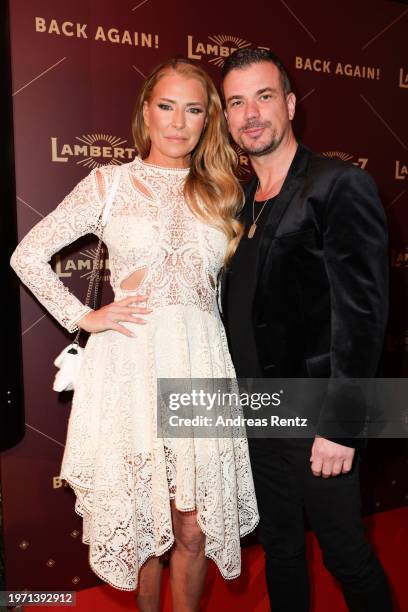 Giulia Siegel and Ludwig Heer attend the Lambertz Monday Night 2024 on January 29, 2024 in Cologne, Germany.