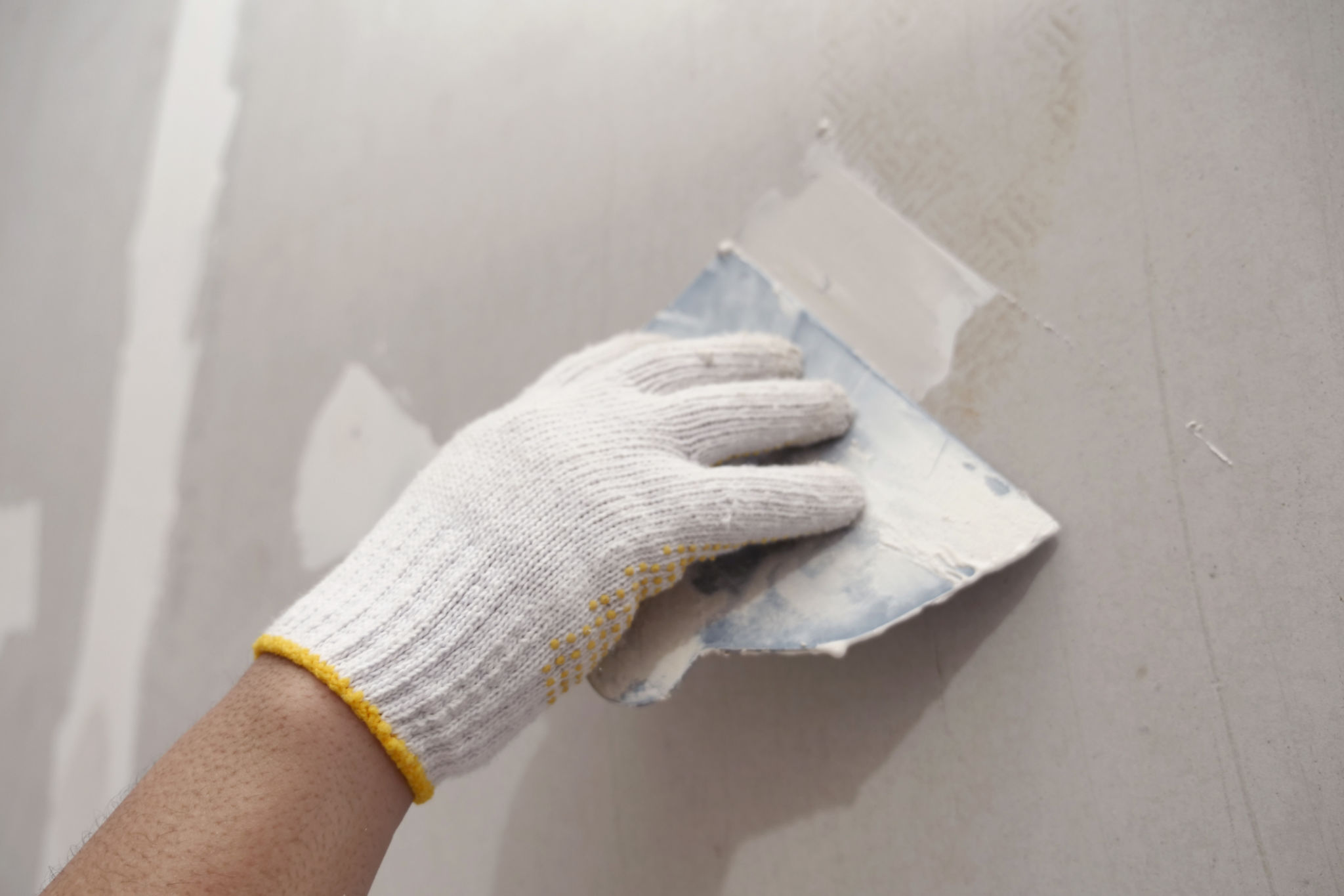 preparing drywall