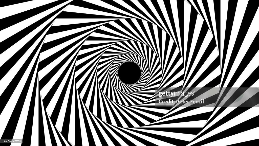 Hypnotic Spiral. Vector Stock Illustration. Hypnosis.