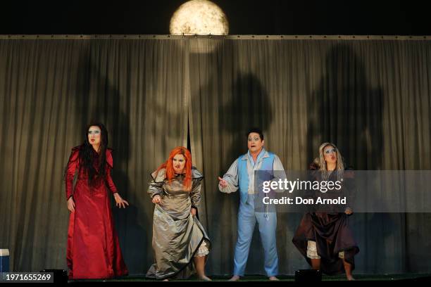 Michael Smallwood plays the role of Tamino during the final dress rehearsal of "The Magic Flute" at Sydney Opera House on January 30, 2024 in Sydney,...