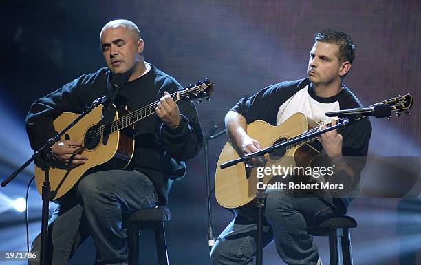 Staind performs on stage at the mtvICON: Metallica tribute special held at the Universal Amphitheatre on May 3rd, 2003 in Universal City, California....