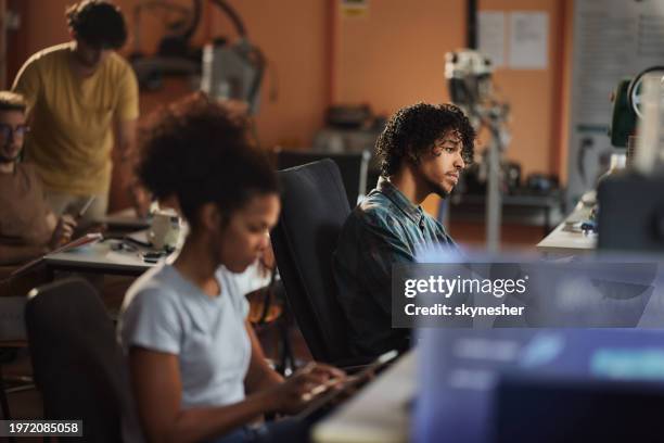 3,446 African American Student Coding Stock Photos, High-Res Pictures ...