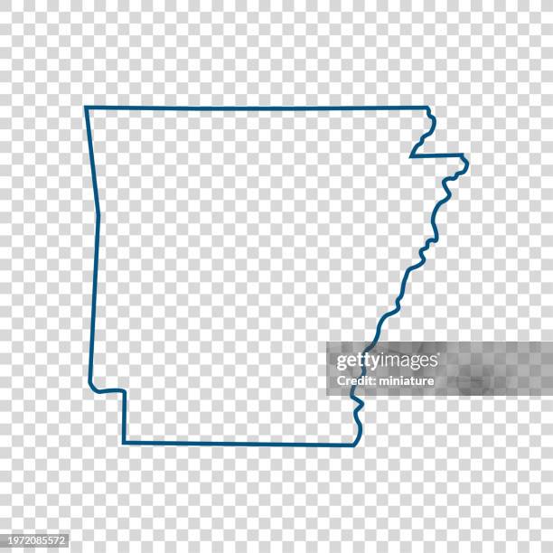 arkansas map - alabama v arkansas stock illustrations