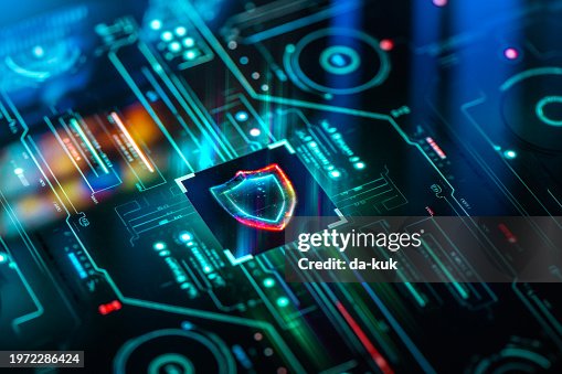 Digital security and privacy background. Cyber and crypto security shield on futuristic screen technology background. Digital security and privacy background. Cyber and crypto security shield on futuristic screen technology background.