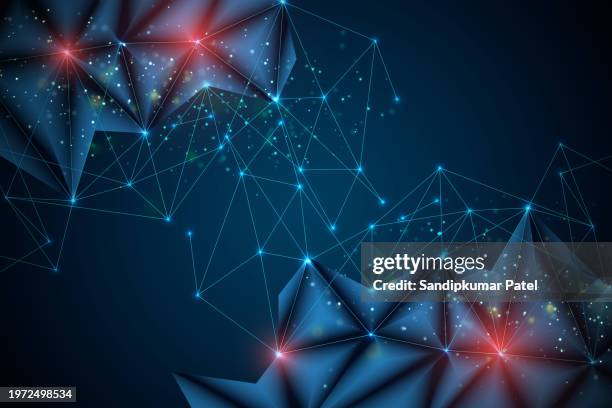 network lines concept - cable management stock illustrations