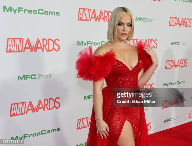 Alexis Texas attends the 2024 Adult Video News Awards at Resorts World Las Vegas on January 27, 2024 in Las Vegas, Nevada.