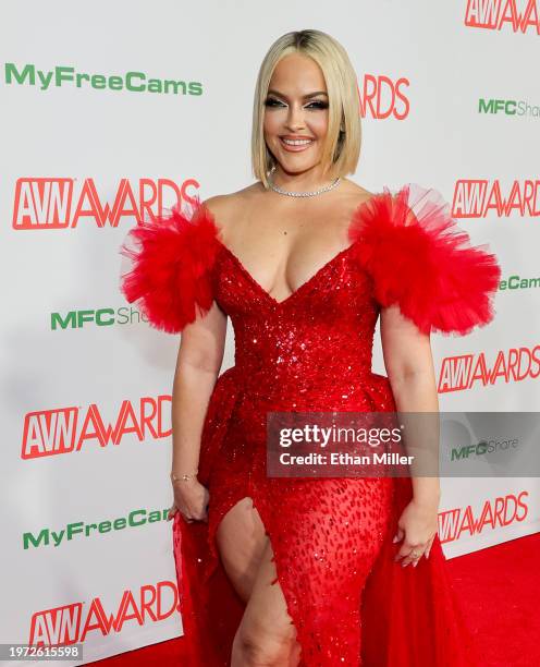 Alexis Texas attends the 2024 Adult Video News Awards at Resorts World Las Vegas on January 27, 2024 in Las Vegas, Nevada.