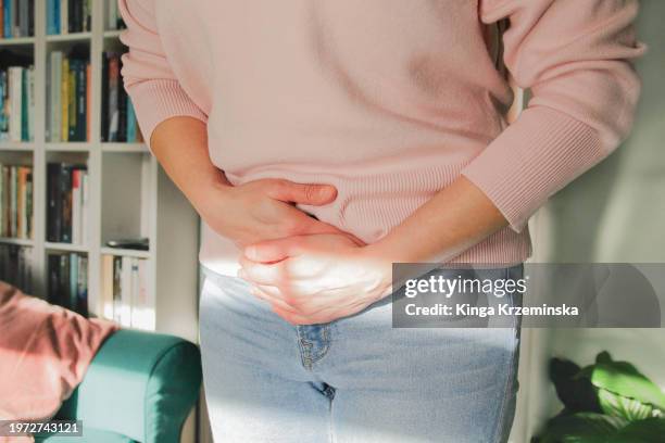 belly pain - ovarian cyst stock pictures, royalty-free photos & images
