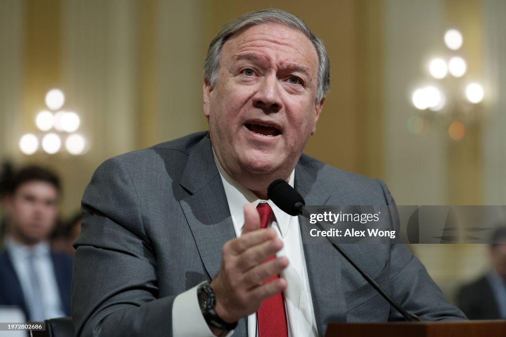 Former Secretary Of State Pompeo And Former Defense Secretary Panetta Testify To House Committee On Competition Between U.S. And China