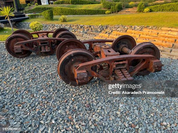 old train wheels - train icon stock pictures, royalty-free photos & images