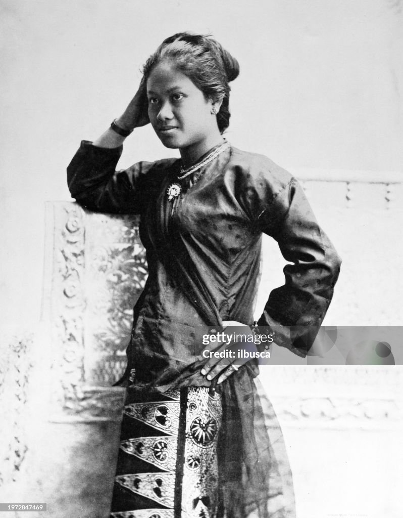 Portrait of common people from 1894: Toendoora, Javanese