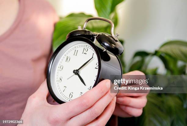 alarm clock - time change stock pictures, royalty-free photos & images