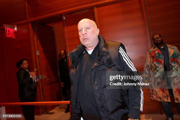 Steve Lob attends the "King's From Queens: The Run DMC Story" New York premiere on January 27, 2024 in New York City.