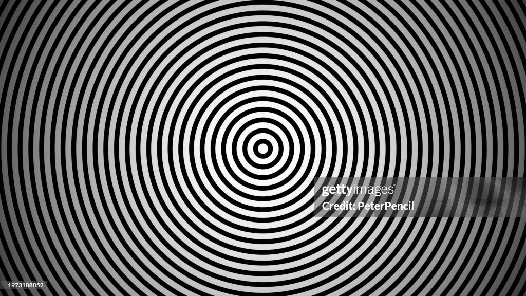 Hypnosis Pattern Rings Hypnotic Rings Vector Stock Illustration Hypnosis High-Res Vector ...