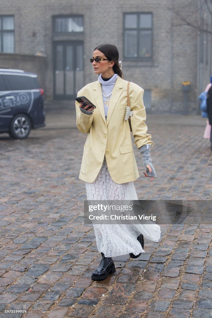 Street Style - Day 2 - Copenhagen Fashion Week AW24