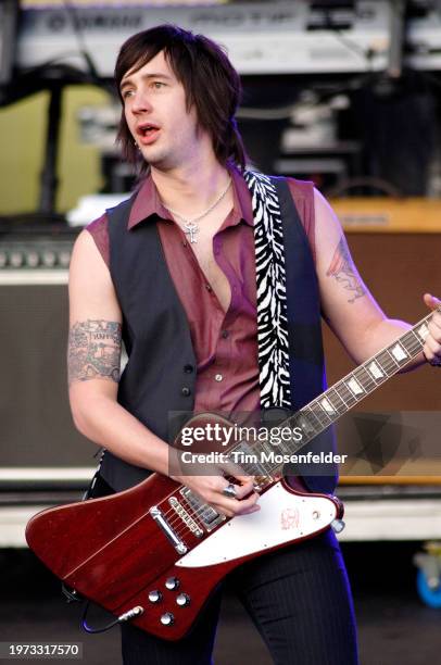 Nick Wheeler of The All American Rejects performs during KIIS FM's 12th Annual Wango Tango 2009 at Verizon Wireless Amphitheater on May 9, 2009 in...