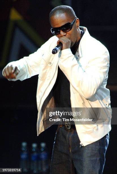 Jamie Foxx performs during KIIS FM's 12th Annual Wango Tango 2009 at Verizon Wireless Amphitheater on May 9, 2009 in Irvine, California.