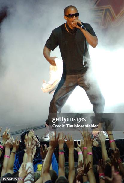 Jamie Foxx performs during KIIS FM's 12th Annual Wango Tango 2009 at Verizon Wireless Amphitheater on May 9, 2009 in Irvine, California.