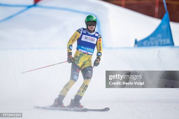 Florian Wilmsmann of Germany in action during the FIS Freestyle World Cup Men's and Women's Ski Cross Finals on February 2, 2024 in Alleghe, Italy.