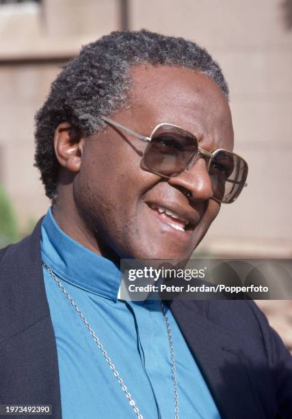 Bishop Desmond Tutu in South Africa, circa April 1980.