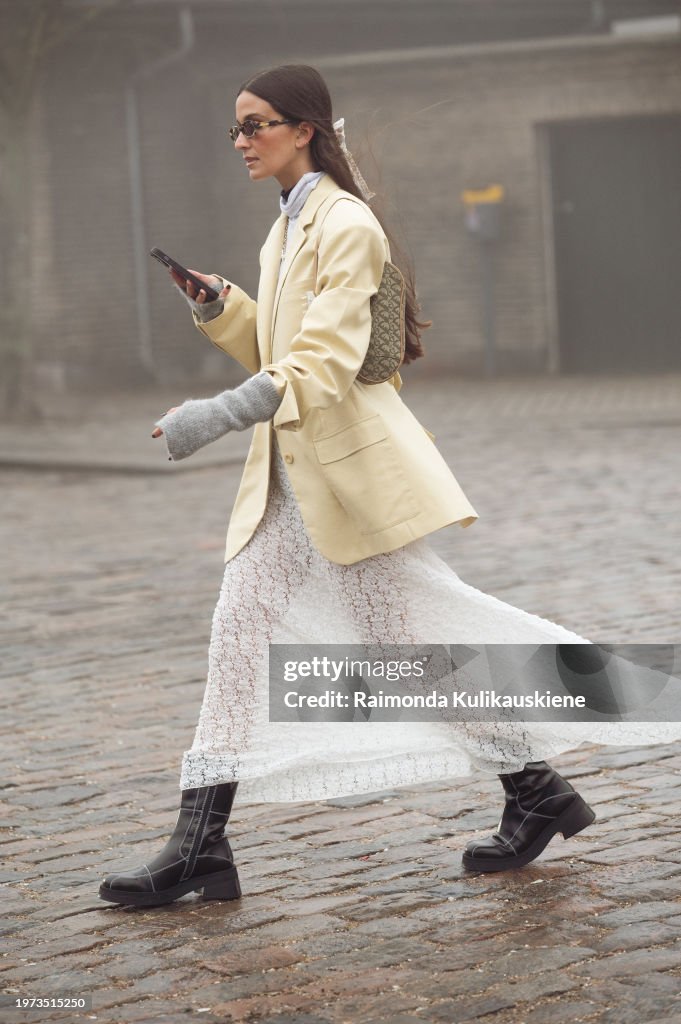 Street Style - Day 2 - Copenhagen Fashion Week AW24