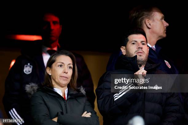 Albert Luque during the EURO Qualifier match between Norway v Spain at the Ullevaal Stadium on October 15, 2023 in Oslo Norway