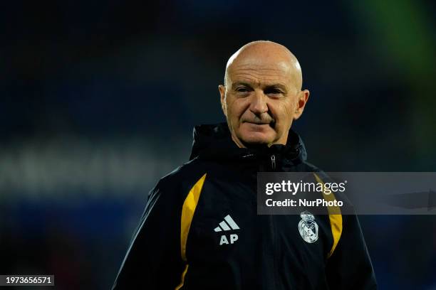 Antonio Pintus physical trainer for Real Madrid and Italy during the LaLiga EA Sports match between Getafe CF and Real Madrid CF at Coliseum Alfonso...