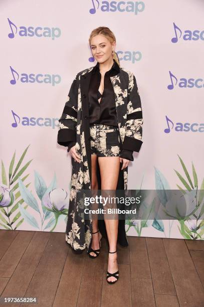 Kelsea Ballerini at the ASCAP Grammy Brunch in the Garden held at the Four Seasons Hotel Los Angeles At Beverly Hills on February 2, 2024 in Los...