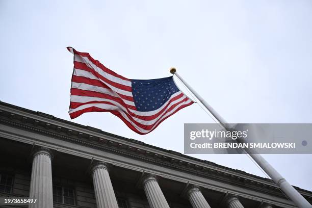 The Internal Revenue Service building is seen in Washington, DC, in February 2, 2024.