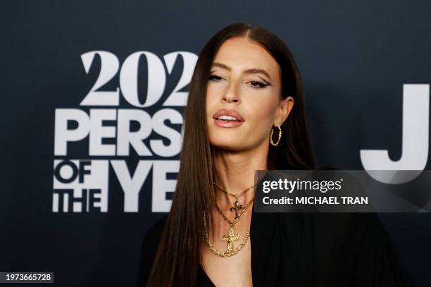 Singer Fletcher attends the 2024 MusiCares Person of the Year gala at the LA Convention Center in Los Angeles, February 2, 2024.