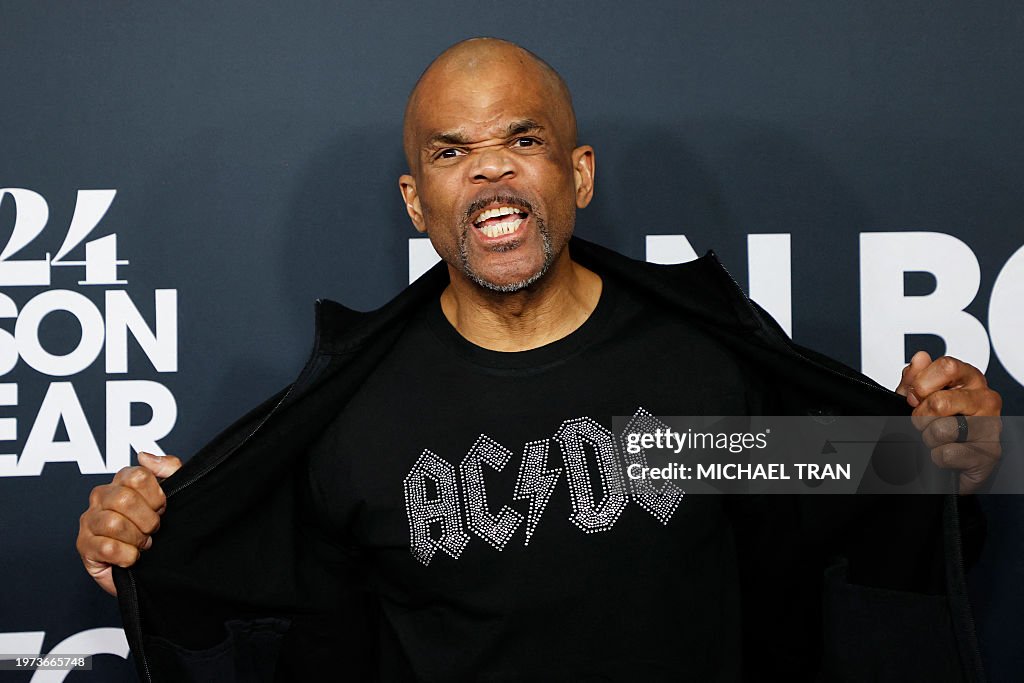 Dmc Rapper 2025 US rapper Darryl McDaniels, aka DMC, attends the 2024 MusiCares ...