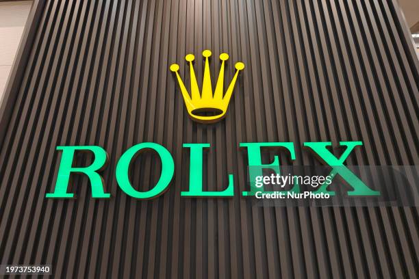 Rolex watch store is seen in Shanghai, China, on February 2, 2024.