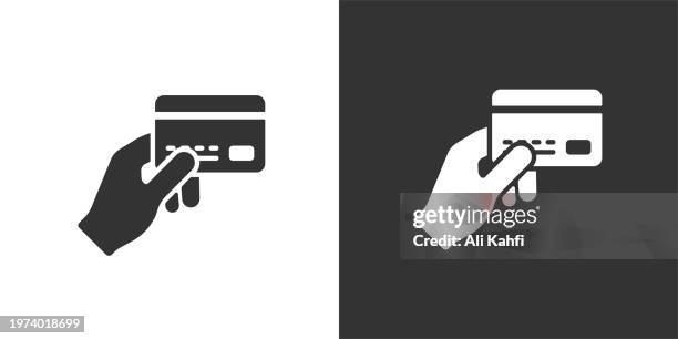 ilustraciones, imágenes clip art, dibujos animados e iconos de stock de icono de tarjeta de pago. icono sólido que se puede aplicar en cualquier lugar, simple, píxel perfecto y estilo moderno. - carta naipe