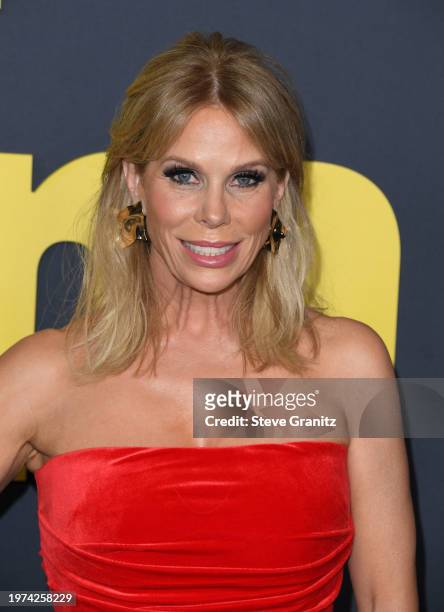 Cheryl Hines arrives at the Los Angeles Premiere Of HBO's "Curb Your Enthusiasm" Season 12 at Directors Guild Of America on January 30, 2024 in Los...
