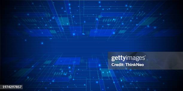 abstract technology chip processor background circuit board - dark cutting board stock illustrations