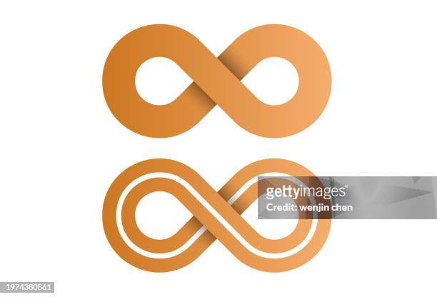 infinite loop and environmental protection icon - infinity pool stock illustrations