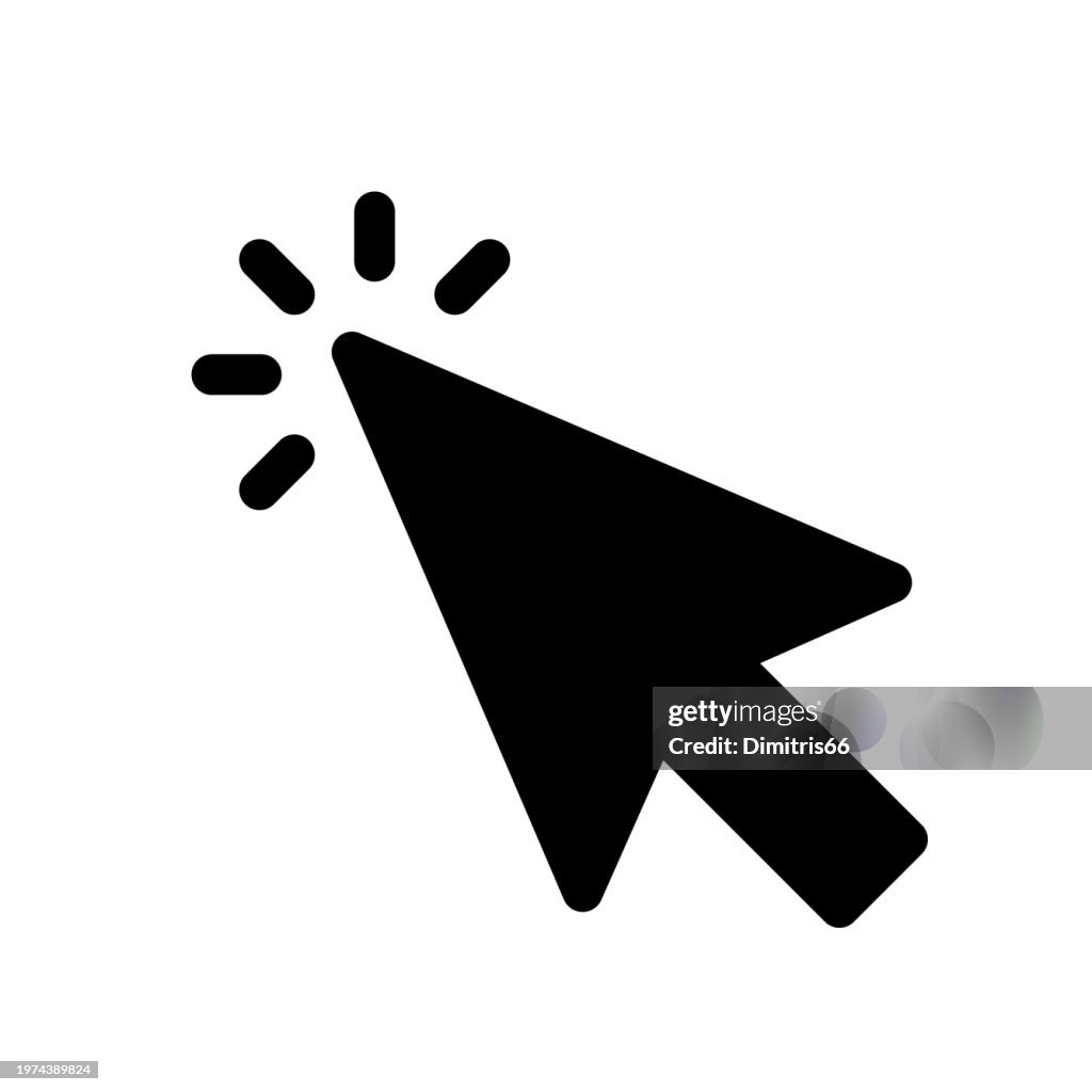 Cursor icon click
