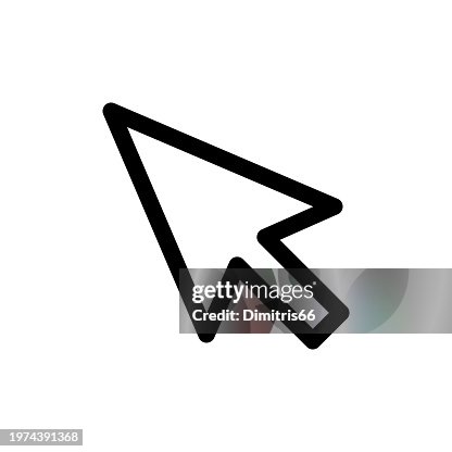 Cursor-Symbol mit bearbeitbarem Strich Cursor-Symbol mit bearbeitbarem Strich
