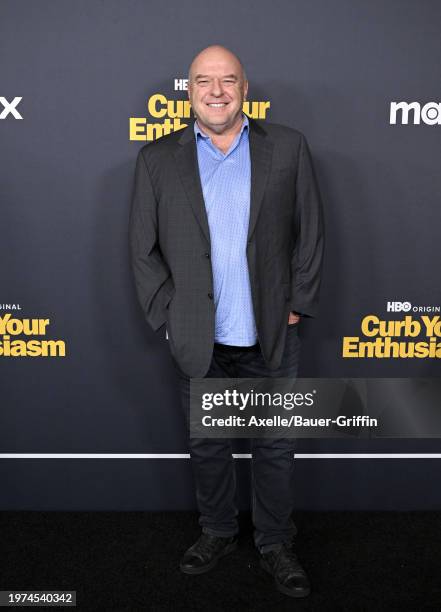 Dean Norris attends the Los Angeles Premiere of HBO's "Curb Your Enthusiasm" Season 12 at Directors Guild Of America on January 30, 2024 in Los...