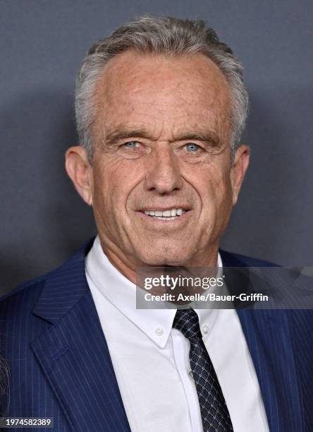 Robert F. Kennedy Jr. Attends the Los Angeles Premiere of HBO's "Curb Your Enthusiasm" Season 12 at Directors Guild Of America on January 30, 2024 in...