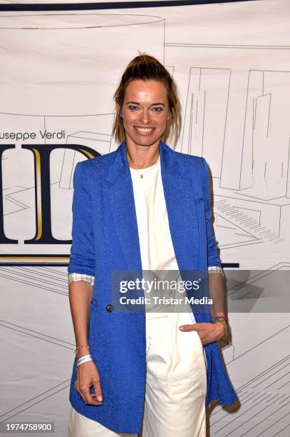 Susanne Boehm attends the "AIDA Das Arena Opern Spektakel" premiere at Barclays Arena on February 2, 2024 in Hamburg, Germany.