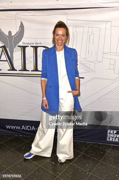 Susanne Boehm attends the "AIDA Das Arena Opern Spektakel" premiere at Barclays Arena on February 2, 2024 in Hamburg, Germany.