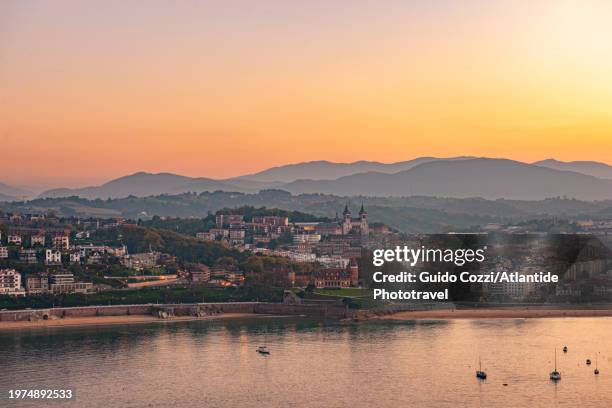 spain, san sebastian -donostia, view of the city - san sebastian spain bildbanksfoton och bilder