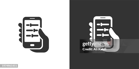 Phone control icon. Solid icon that can be applied anywhere, simple, pixel perfect and modern style. Phone control icon. Solid icon that can be applied anywhere, simple, pixel perfect and modern style.