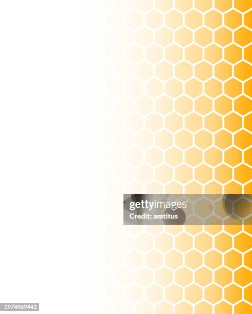 technical diagram orange - honeycomb pattern background stock illustrations