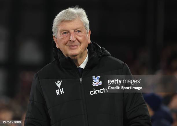 Roy Hodgson manager of Crystal Palace during the Premier League match between Crystal Palace and Sheffield United at Selhurst Park on January 30,...