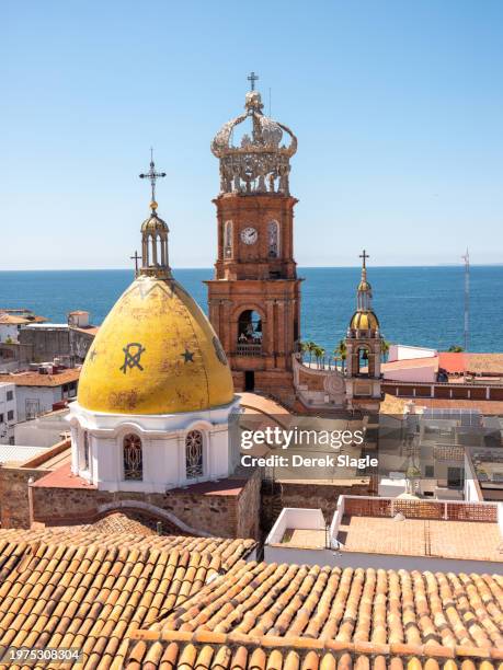church of our lady of guadalupe (puerto vallarta) - puerto vallarta stock pictures, royalty-free photos & images