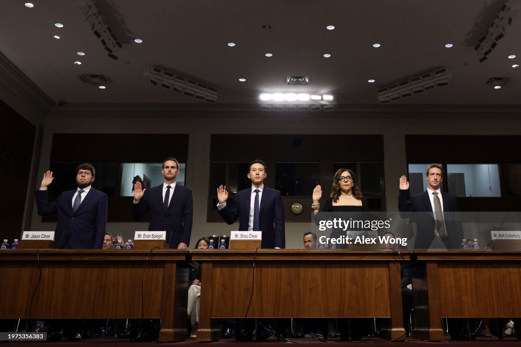 Big Tech CEOs Testify At Senate Judiciary Committee Hearing